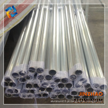 Material selecionado tubo redondo redondo de alumínio anodizado